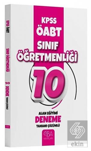 CBA Yayınları ÖABT Sınıf Öğretmenliği Alan Eğitimi