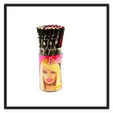 CEM BARBIE TAŞLI KURŞUN KALEM SİYAH (48 Lİ KAVANOZ