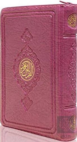 Cep Boy Kur'an-ı Kerim (Lila, Kılıflı, Mühürlü)