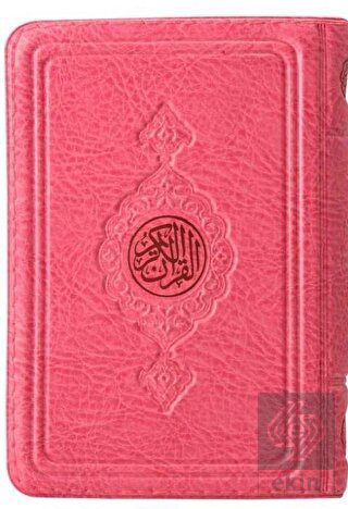 Cep Boy Kur'an-ı Kerim (Pembe, Kılıflı, Mühürlü)