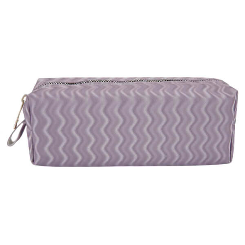 Ceren B&D Büyük Boy Suni Deri Dalgalı Desen Kalem Çantası