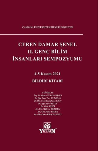 Ceren Damar Şenel II. Genç Bilim İnsanları Sempozyumu