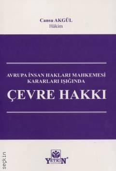 Çevre Hakkı Cansu Akgül Yetkin Yayınları Satın Al - ekinkitap.com
