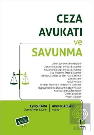 Ceza Avukatı ve Savunma