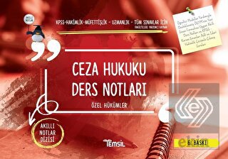 Ceza Hukuku Ders Notları - Özel Hükümler
