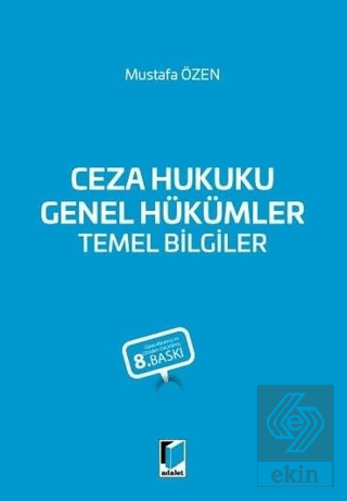 Ceza Hukuku Genel Hükümler Temel Bilgiler