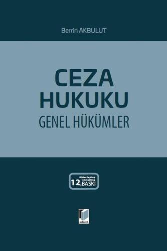 Ceza Hukuku Genel Hükümler