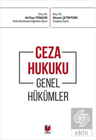 Ceza Hukuku Genel Hükümler