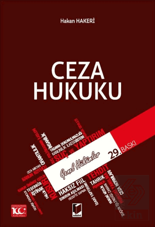 Ceza Hukuku Genel Hükümler