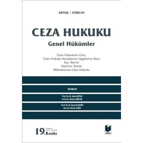 Ceza Hukuku Genel Hükümler