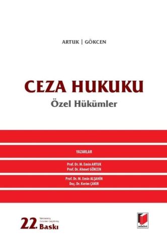 Ceza Hukuku Özel Hükümler