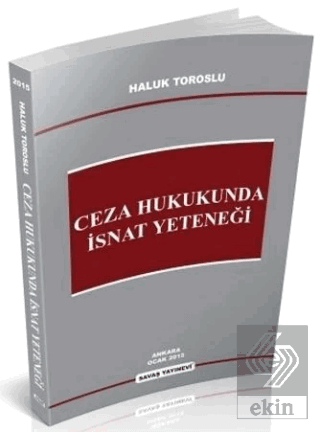 Ceza Hukukunda İsnat Yeteneği