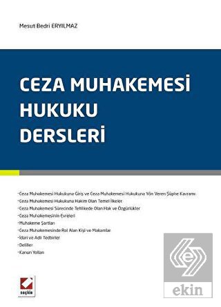 Ceza Muhakemesi Hukuku Dersleri