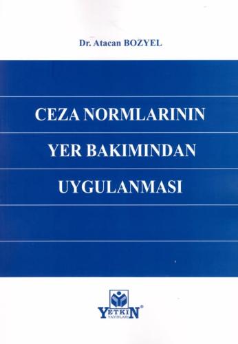 Ceza Normlarının Yer Bakımından Uygulaması