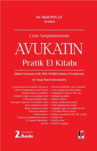 Ceza Yargılamasında Avukatın Pratik El Kitabı