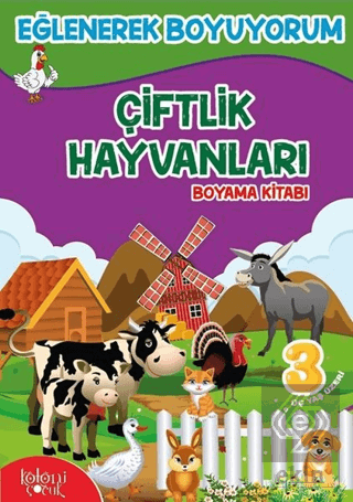 Çiftlik Hayvanları Boyama Kitabı