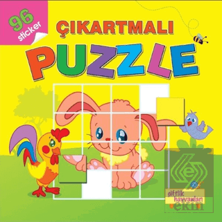 Çiftlik Hayvanları - Çıkartmalı Puzzle