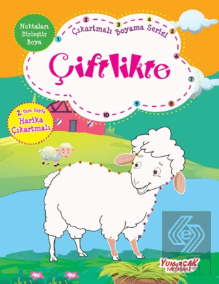 Çiftlikte - Çıkartmalı Boyama Serisi