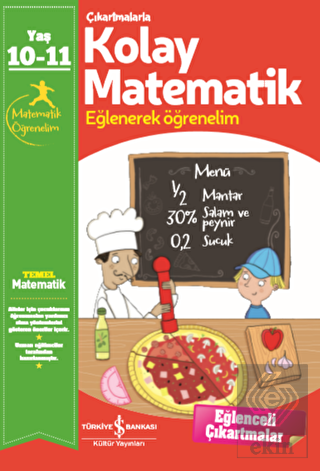 Çıkartmalarla Kolay Matematik (10-11 Yaş)