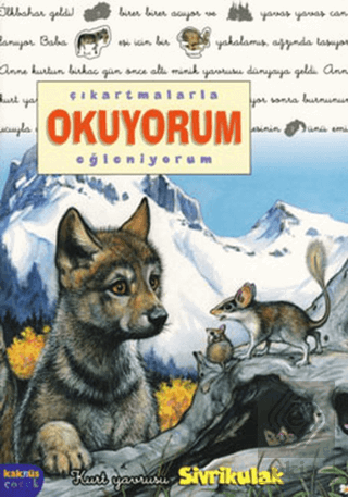Çıkartmalarla Okuyorum-Eğleniyorum: Kurt Yavrusu S