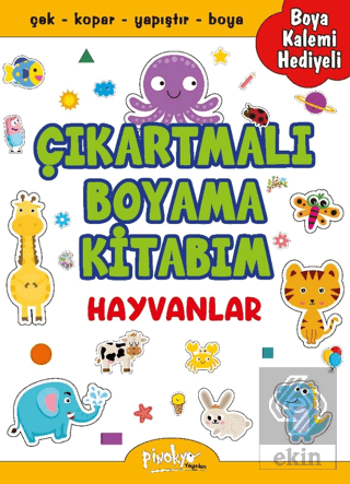 Çıkartmalı Boyama Hayvanlar