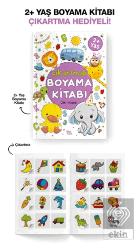Çıkartmalı Boyama Kitabı / 2 Yaş +