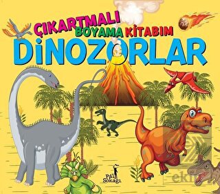 Çıkartmalı Boyama Kitabım - Dinozorlar