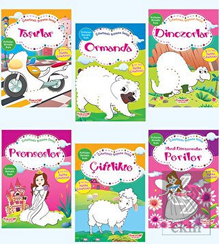 Çıkartmalı Boyama Serisi (6 Kitap Takım)