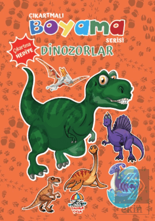 Çıkartmalı Boyama Serisi - Dinozorlar