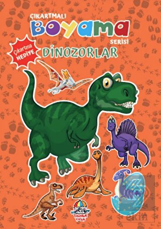 Çıkartmalı Boyama Serisi - Dinozorlar