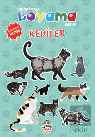 Çıkartmalı Boyama Serisi - Kediler