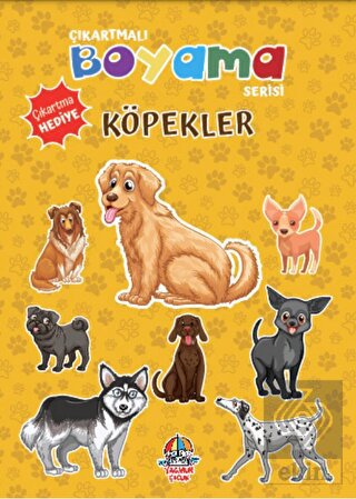 Çıkartmalı Boyama Serisi - Köpekler