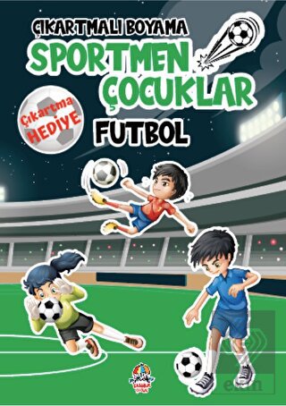 Çıkartmalı Boyama - Sportmen Çocuklar - Futbol