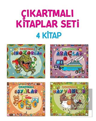 Çıkartmalı Kitaplar Seti (4 Kitap Takım)