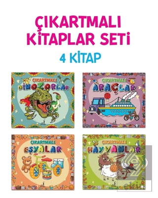 Çıkartmalı Kitaplar Seti (4 Kitap Takım)