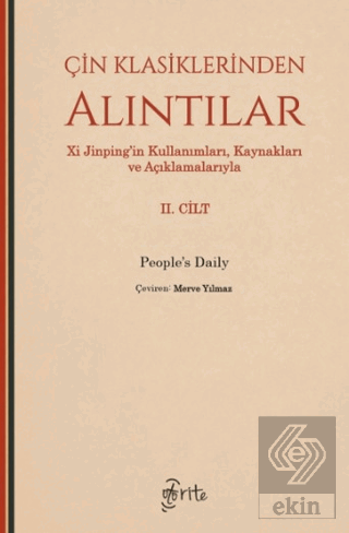 Çin Klasiklerinden Alıntılar 2. Cilt Kolektif Otorite Yayınları Satın 