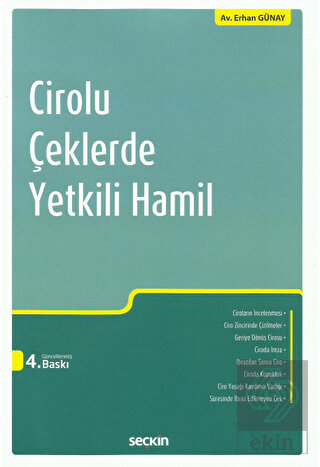 Cirolu Çeklerde Yetkili Hamil