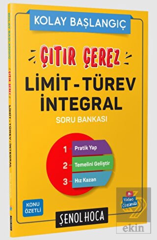 Çıtır Çerez Limit Türev İntegral Şenol Hoca Yayınl