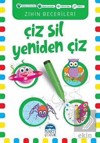 Çiz Sil Yeniden Çiz (Yeşil Kitap)
