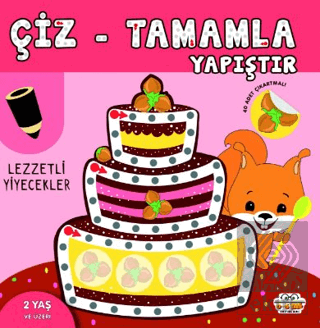 Çiz - Tamamla - Yapıştır Lezzetli Yiyecekler