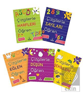 Çizgilerle Öğren Serisi (5 Kitap Takım)