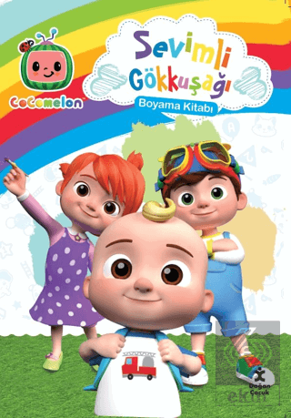 Cocomelon Sevimli Gökkuşağı Boyama Kitabı