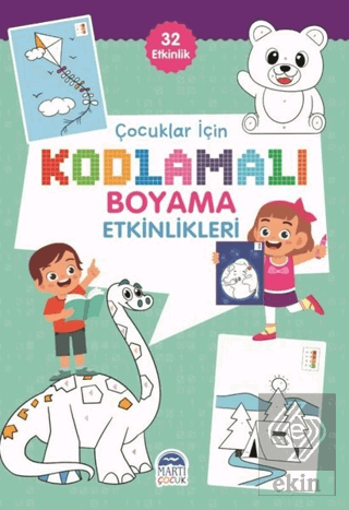 Çocuklar İçin Kodlamalı Boyama Etkinlikleri - Yeşi