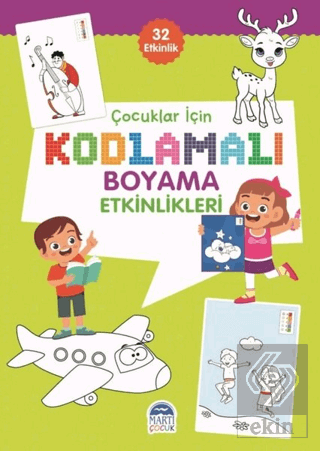 Çocuklar İçin Kodlamalı Boyama Etkinlikleri - Yeşi