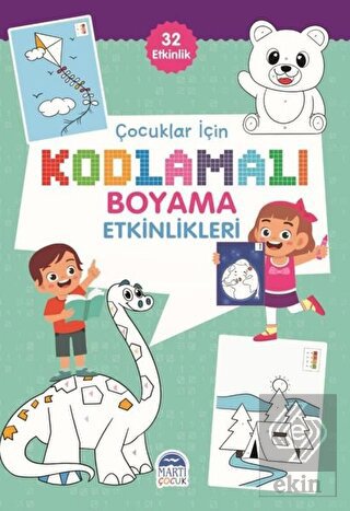 Çocuklar İçin Kodlamalı Boyama Etkinlikleri - Yeşi
