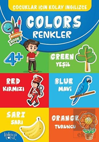 Çocuklar İçin Kolay İngilizce - Colors Renkler