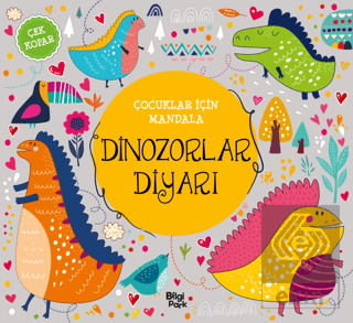 Çocuklar İçin Mandala - Dinozorlar Diyarı