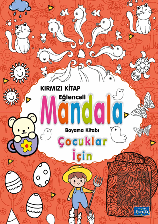 Çocuklar İçin Mandala Kırmızı