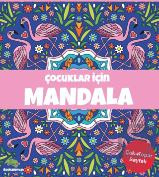 Çocuklar İçin Mandala-Lacivert