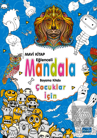 Çocuklar İçin Mandala Mavi
